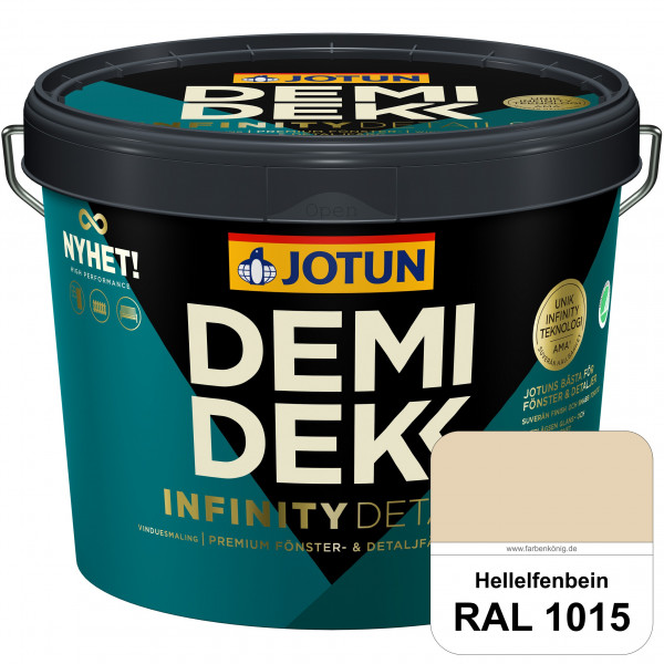 DEMIDEKK Infinity Details - Deckender Holzschutz (RAL 1015 Hellelfenbein)
