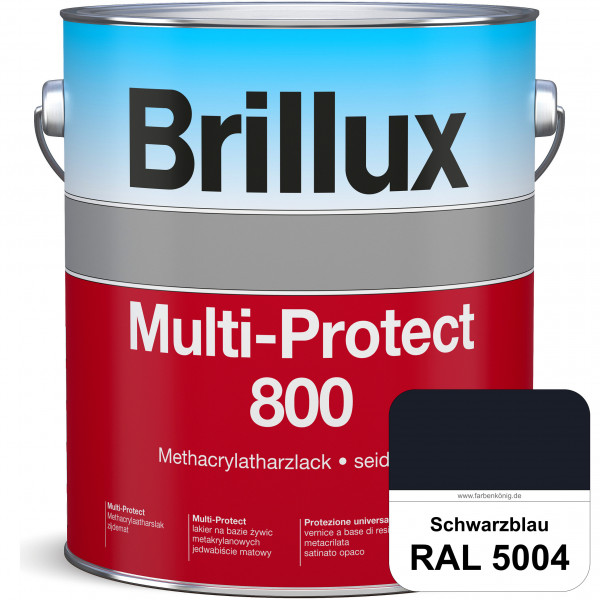 Multi-Protect 800 (RAL 5004 Schwarzblau) seidenmatter, hoch wetterbeständiger Methacrylatharzlack, f