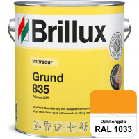 Impredur Grund 835 (RAL 1033 Dahliengelb) Grundierung für Laub- und Nadelholz wie Fenstern, Türen et