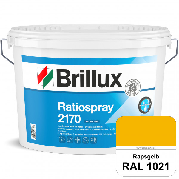 Ratiospray 2170 (RAL 1021 Rapsgelb) wasserbasierter, seidenmatter & farbtonbeständiger Allround-Spri