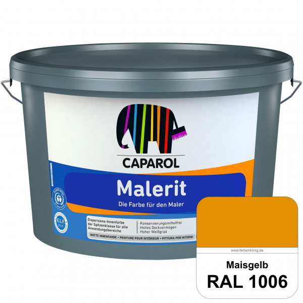 Malerit E.L.F. (RAL 1006 Maisgelb) matte Innenfarbe für Neu- & Renovierungsanstriche