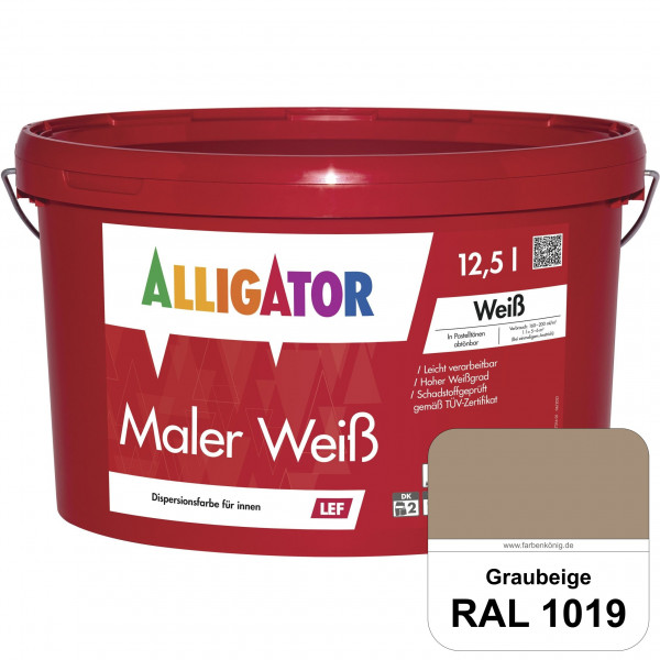 Maler Weiß LEF (RAL 1019 Graubeige)
