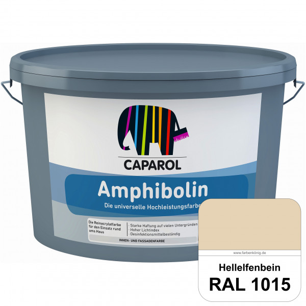 Amphibolin (RAL 1015 Hellelfenbein) Universalfarbe auf Reinacrylbasis innen & außen