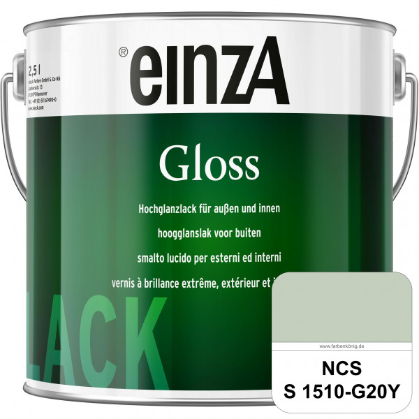 einzA Gloss (NCS S 1510-G20Y) Hochwertiger Alkydharzlack in Premium-Qualität, hochglänzend.