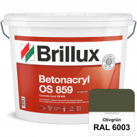 Betonacryl OS 859 (RAL 6003 Olivgrün) Wetterbeständige Schutzbeschichtung für Betonflächen (Außen)