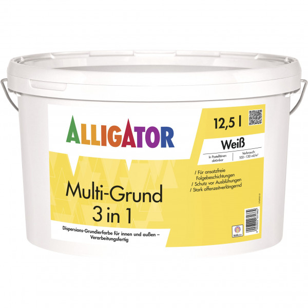Multi-Grund 3 in 1 (B-Ware) - 12,5 Liter (Weiß)