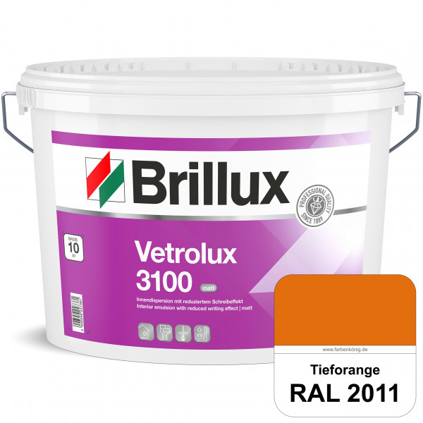 Vetrolux ELF 3100 (RAL 2011 Tieforange) matte & gut zu reinigende Spezial-Innenfarbe