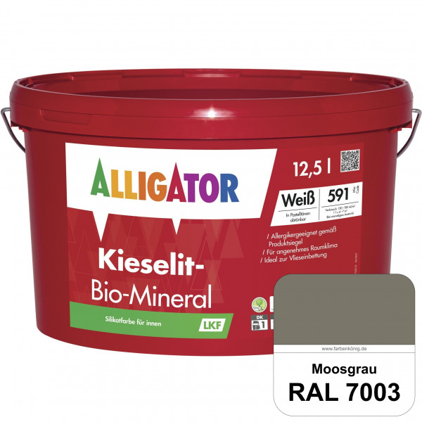 Kieselit-Bio-Mineral LKF (RAL 7003 Moosgrau)