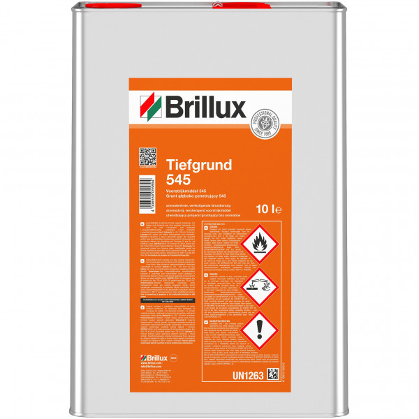 Tiefgrund 545 (B-Ware) - 10 Liter (Farblos)