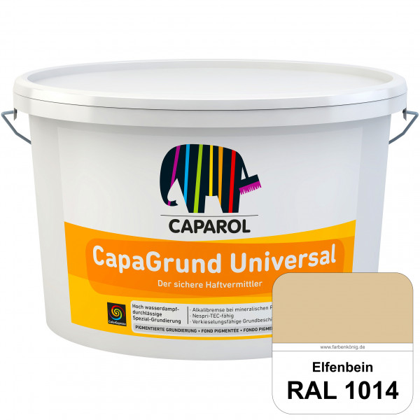 CapaGrund Universal (RAL 1014 Elfenbein) hoch wasserdampfdurchlässige deckender Grundanstrich