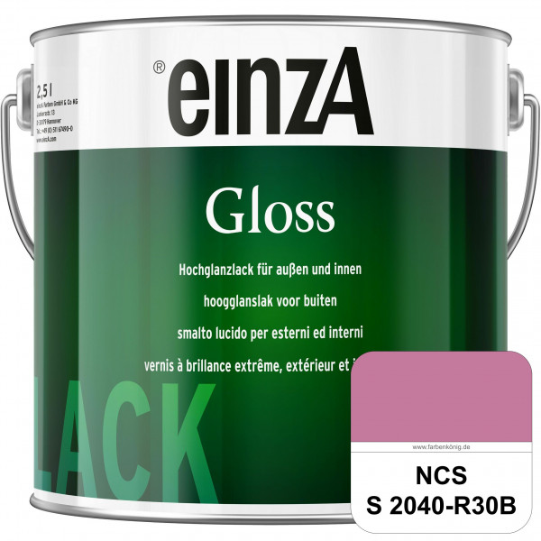 einzA Gloss (NCS S 2040-R30B) Hochwertiger Alkydharzlack in Premium-Qualität, hochglänzend.
