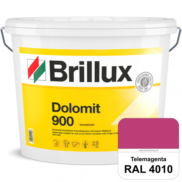 Dolomit 900 (RAL 4010 Telemagenta) stumpfmatte Innen-Dispersionsfarbe mit gutem Deckvermögen