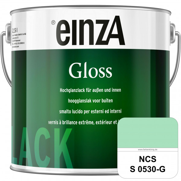 einzA Gloss (NCS S 0530-G) Hochwertiger Alkydharzlack in Premium-Qualität, hochglänzend.