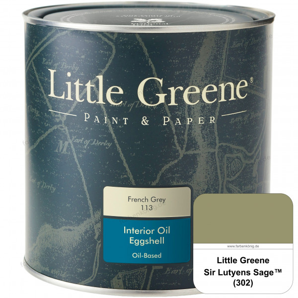 Interior Oil Eggshell (302 Sir Lutyens Sage)
