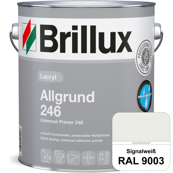 Lacryl Allgrund 246 (RAL 9003 Signalweiß) Grundierung für Acryl- und Alkydharzlacken auf Holz, Zink,