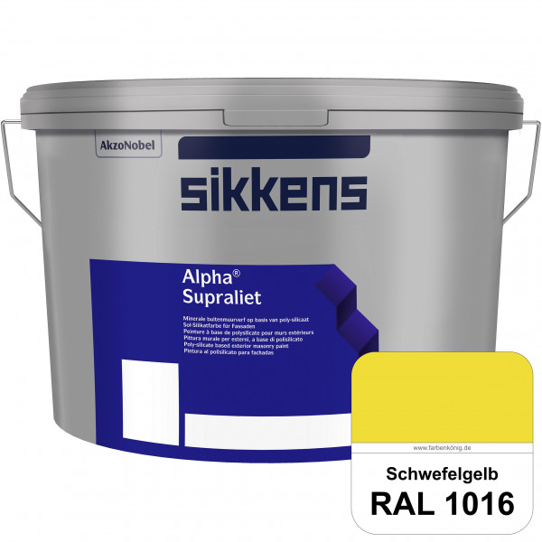 Alpha Supraliet (RAL 1016 Schwefelgelb)