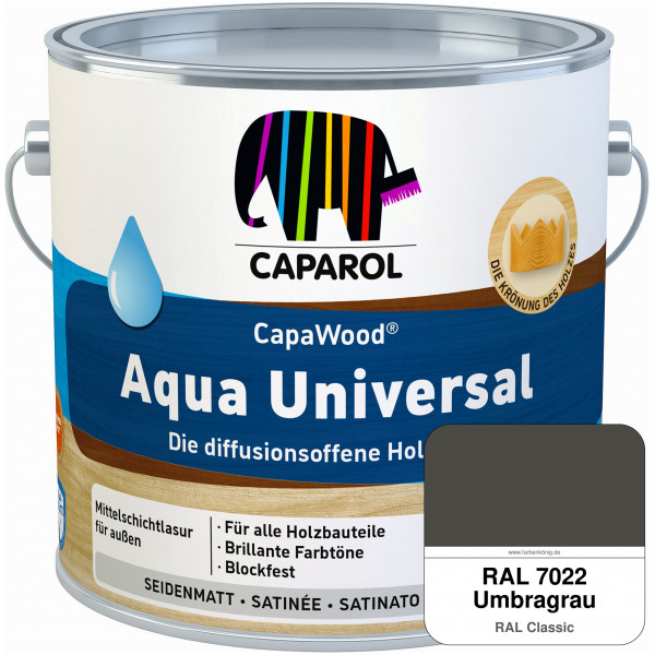 CapaWood® Aqua Universal (RAL 7022 Umbragrau)