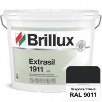 Extrasil 1911 (RAL 9011 Graphitschwarz) Fassadenfarbe Silikatbasis für Fassaden- und Egalisierungsbe
