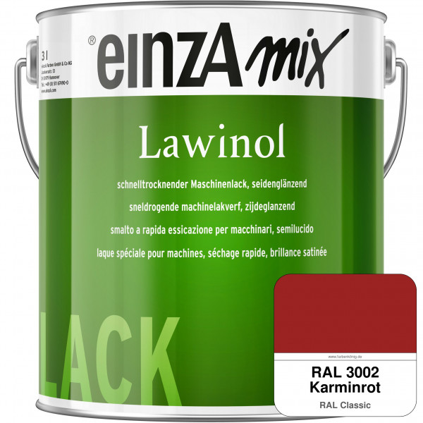 einzA Lawinol seidenglänzend (RAL 3002 Karminrot)