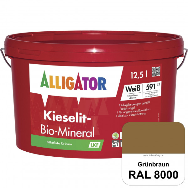 Kieselit-Bio-Mineral LKF (RAL 8000 Grünbraun)