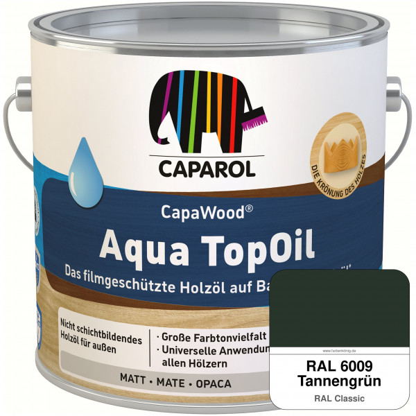 CapaWood® AquaTopOil (RAL 6009 Tannengrün)