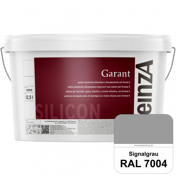 einzA Garant (RAL 7004 Signalgrau) elastische Siliconharz-Fassadenfarbe