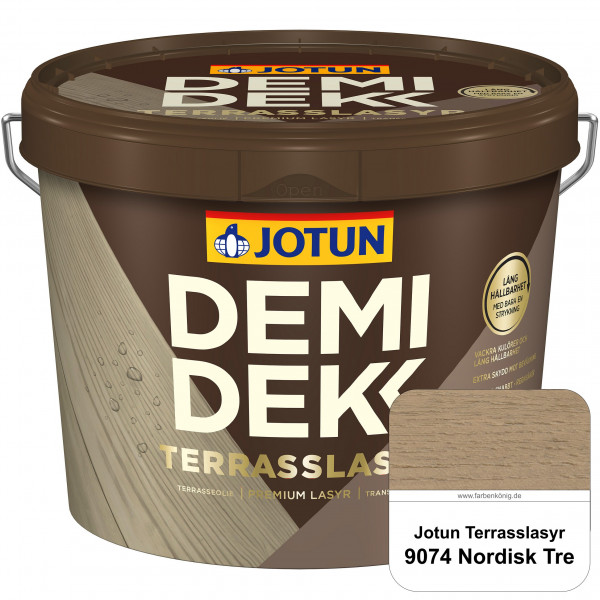 DEMIDEKK Terrasslasyr - Holzöl (9074 Nordisk Tre)