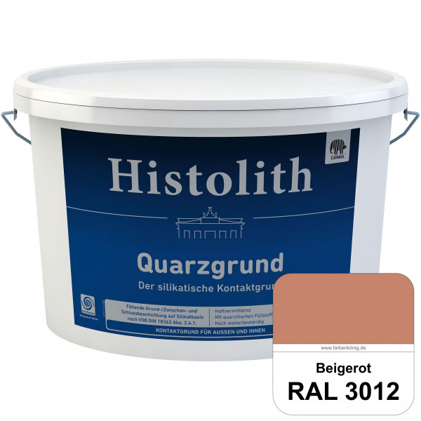 Histolith Quarzgrund (RAL 3012 Beigerot) füllende, strukturegalisierende und schwundrißverschlämmend