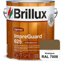 ImpraGuard 625 (RAL 7008 Khakigrau) imprägnierende Lasur (lösemittelhaltig) für allen Laub- und Nade