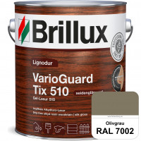 Lignodur VarioGuard Tix 510 (Gel-Lasur 510) RAL 7002 Olivgrau