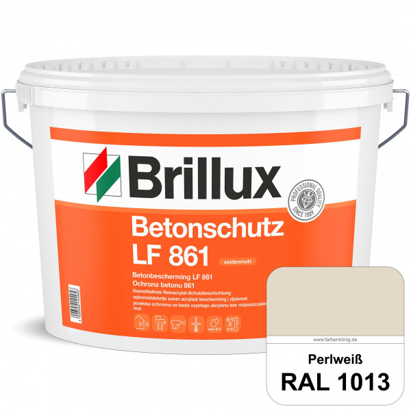 Betonschutz LF 861 (RAL 1013 Perlweiß) Wetterbeständige Lasur für mineralischen Untergründen z. B. B