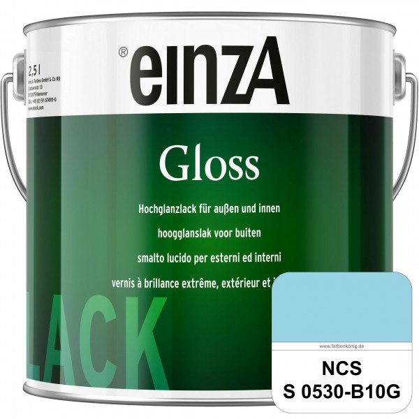 einzA Gloss (NCS S 0530-B10G) Hochwertiger Alkydharzlack in Premium-Qualität, hochglänzend.
