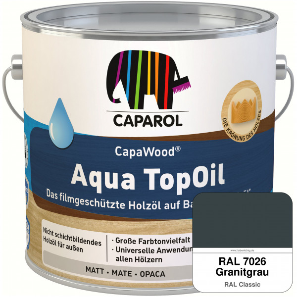 CapaWood® AquaTopOil (RAL 7026 Granitgrau)