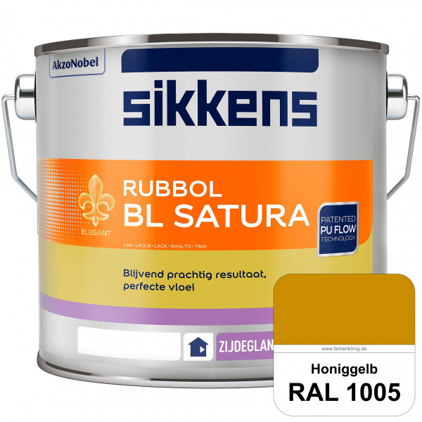 Rubbol BL Satura (RAL 1005 Honiggelb) seidenglänzender PU-Lack (wasserbasiert) innen & außen