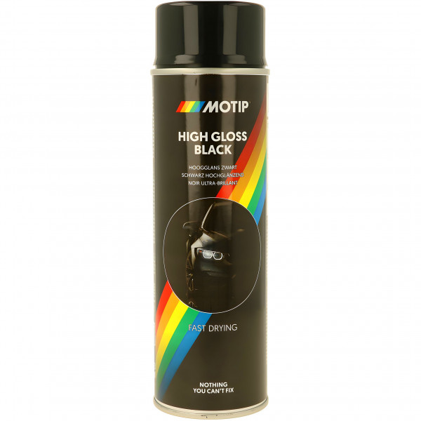 MoTip Acryl Auto-Sprühlack glänzend (Schwarz)