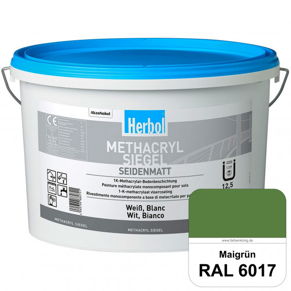 Methacryl Siegel (RAL 6017 Maigrün) seidenmatte 1K-Beschichtung Böden (Innen & Außen)