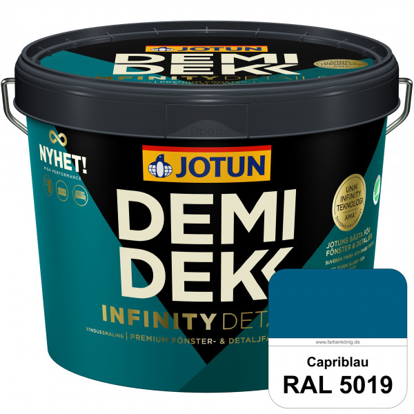 DEMIDEKK Infinity Details - Deckender Holzschutz (RAL 5019 Capriblau)