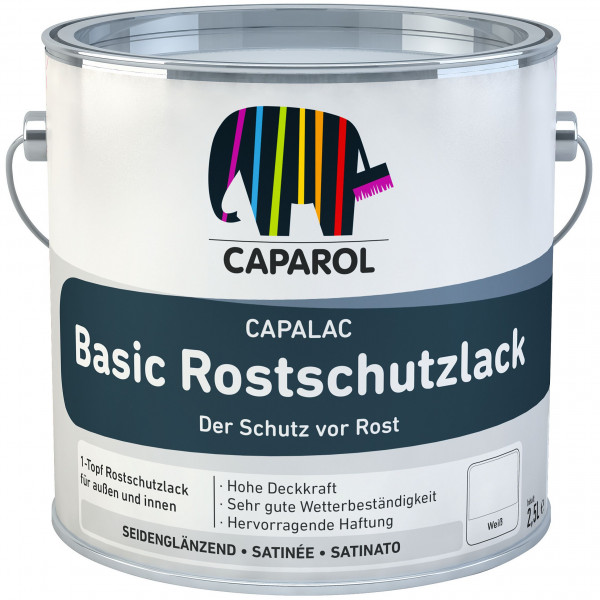 Capalac Basic Rostschutzlack (Weiß)