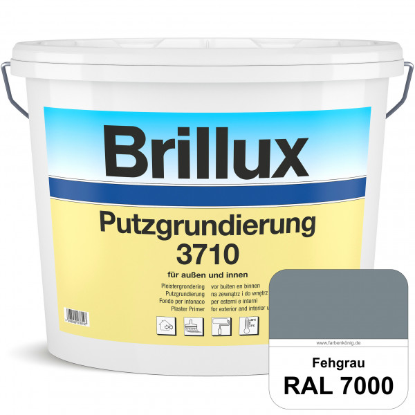 Putzgrundierung 3710 (RAL 7000 Fehgrau) Wetterbeständige & quarzhaltige Grundierfarbe auf Dispersion