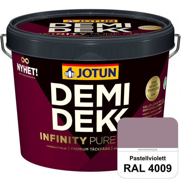 DEMIDEKK Infinity Pure Mat (ehemals Demidekk Ultimate Helmatt) - Deckende, matte Holzfarbe (RAL 4009