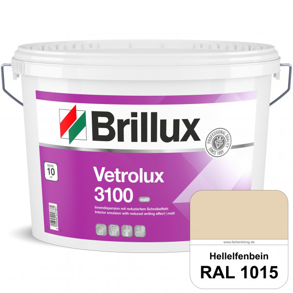 Vetrolux ELF 3100 (RAL 1015 Hellelfenbein) matte & gut zu reinigende Spezial-Innenfarbe