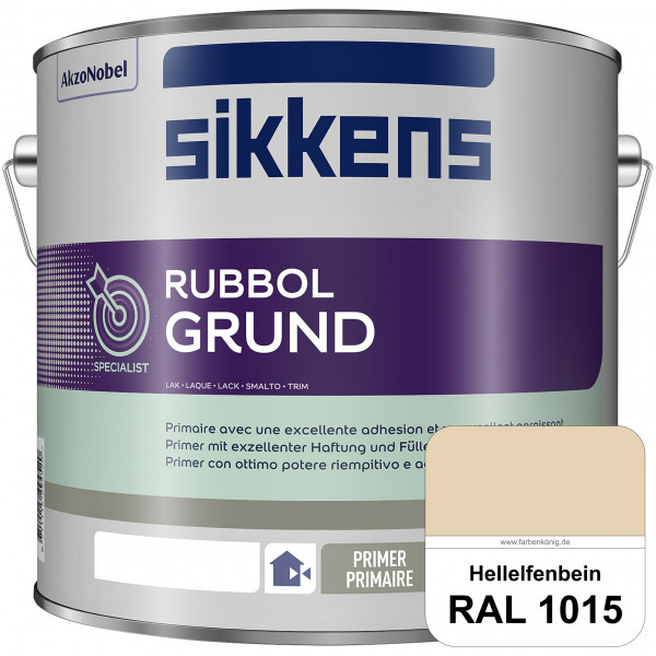 Rubbol Grund (RAL 1015 Hellelfenbein) Seidenmatte Grund- und Zwischenbeschichtung auf Kunstharzbasis