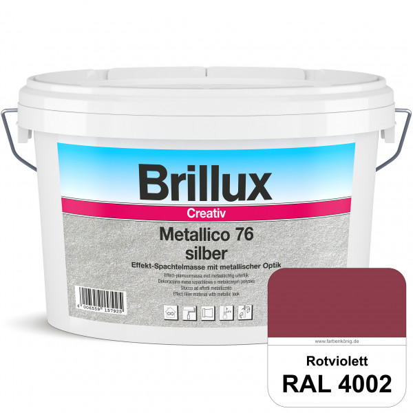 Creativ Metallico 76 (RAL 4002 Rotviolett) Effektspachtelmasse für Oberflächen mit metallischer Opti