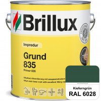 Impredur Grund 835 (RAL 6028 Kieferngrün) Grundierung für Laub- und Nadelholz wie Fenstern, Türen et