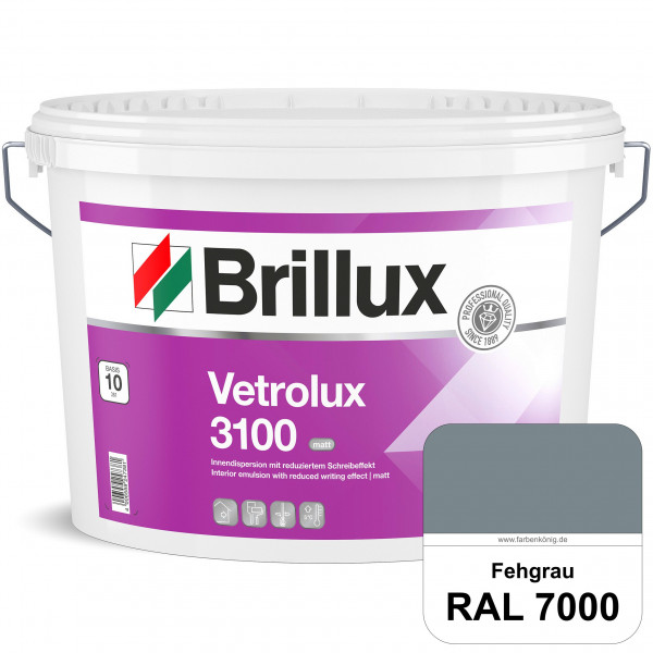 Vetrolux ELF 3100 (RAL 7000 Fehgrau) matte & gut zu reinigende Spezial-Innenfarbe