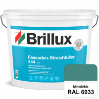 Fassaden-Streichfüller 444 (RAL 6033 Minttürkis) Faserverstärkter Streichfüller mit rissverschlämmen