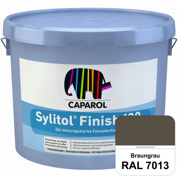 Sylitol® Finish 130 (RAL 7013 Braungrau) wetterbeständige Fassadenbeschichtungen auf Silikatbasis