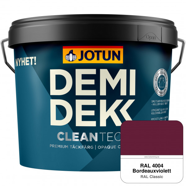 DEMIDEKK Cleantech (ehemals Demidekk Optimal, Demidekk Ultimate Täckfärg) - Deckende Holzfarbe für A