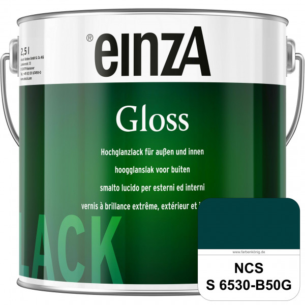 einzA Gloss (NCS S 6530-B50G) Hochwertiger Alkydharzlack in Premium-Qualität, hochglänzend.