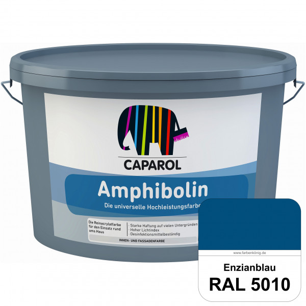 Amphibolin (RAL 5010 Enzianblau) Universalfarbe auf Reinacrylbasis innen & außen